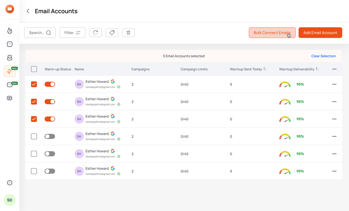 Connect Unlimited Email Accounts New Image