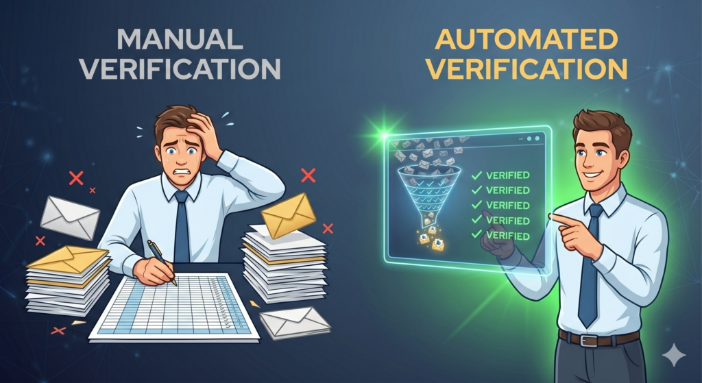 B2B sales email verification techniques